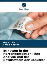 Etiketten in der Herrenkonfektion