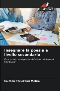Insegnare la poesia a livello secondario