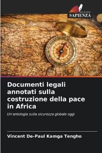 Documenti legali annotati sulla costruzione della pace in Africa