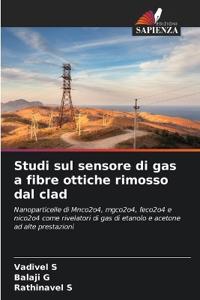 Studi sul sensore di gas a fibre ottiche rimosso dal clad