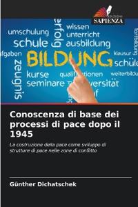 Conoscenza di base dei processi di pace dopo il 1945