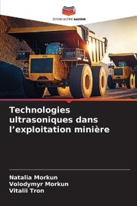 Technologies ultrasoniques dans l'exploitation minière