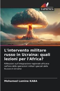 L'intervento militare russo in Ucraina