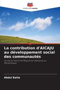 La contribution d'AICAJU au développement social des communautés