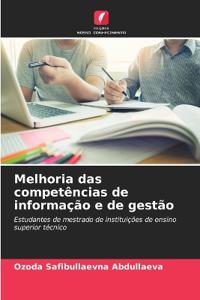 Melhoria das competências de informação e de gestão