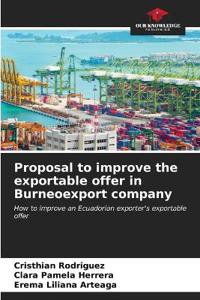 Proposal to improve the exportable offer in Burneoexport company