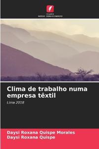 Clima de trabalho numa empresa têxtil