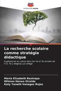 La recherche scolaire comme stratégie didactique