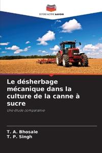 Le désherbage mécanique dans la culture de la canne à sucre