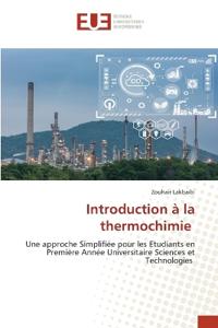 Introduction à la thermochimie