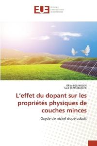 L'effet du dopant sur les propriétés physiques de couches minces