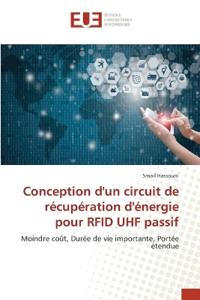 Conception d'un circuit de récupération d'énergie pour RFID UHF passif