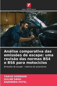 Análise comparativa das emissões de escape: uma revisão das normas BS4 e BS6 para motociclos
