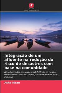 Integração de um afluente na redução do risco de desastres com base na comunidade