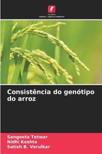 Consistência do genótipo do arroz