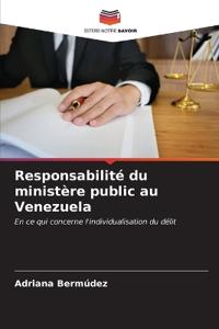 Responsabilité du ministère public au Venezuela