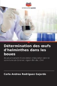 Détermination des oeufs d'helminthes dans les boues