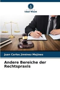 Andere Bereiche der Rechtspraxis
