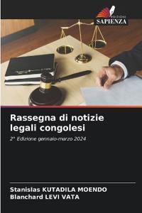 Bokomslag för "Rassegna di notizie legali congolesi"