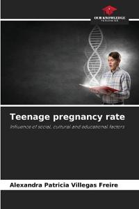 Teenage pregnancy rate