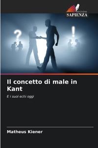 Il concetto di male in Kant