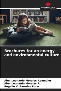 Brochures for an energy and environmental culture