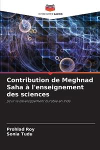 Contribution de Meghnad Saha à l'enseignement des sciences