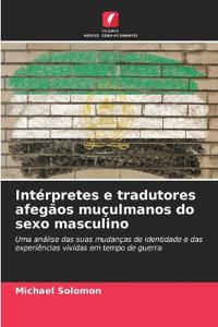 Intérpretes e tradutores afegãos muçulmanos do sexo masculino