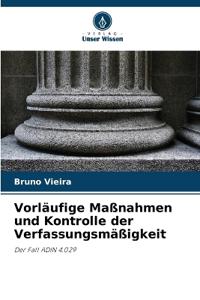 Vorläufige Maßnahmen und Kontrolle der Verfassungsmäßigkeit