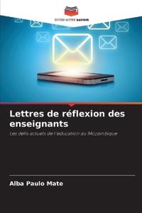 Lettres de réflexion des enseignants