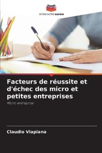 Facteurs de réussite et d'échec des micro et petites entreprises