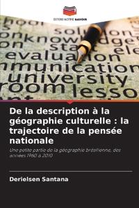 De la description à la géographie culturelle