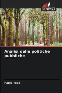 Analisi delle politiche pubbliche