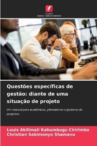 Questões específicas de gestão