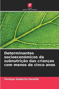 Determinantes socioeconómicos da subnutrição das crianças com menos de cinco anos