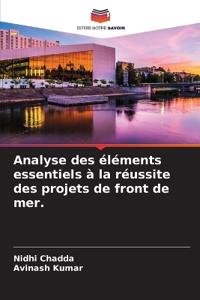 Analyse des éléments essentiels à la réussite des projets de front de mer.