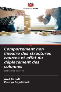 Comportement non linéaire des structures courtes et effet du déplacement des colonnes