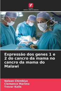 Expressão dos genes 1 e 2 do cancro da mama no cancro da mama do Malawi