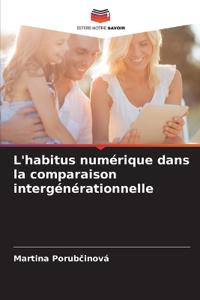 L'habitus numérique dans la comparaison intergénérationnelle