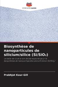 Biosynthèse de nanoparticules de silicium/silice (Si/SiO2)