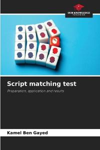 Script matching test
