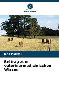 Beitrag zum veterinärmedizinischen Wissen