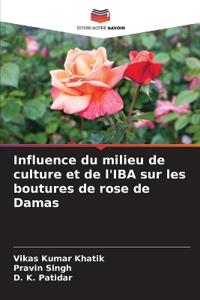 Influence du milieu de culture et de l'IBA sur les boutures de rose de Damas