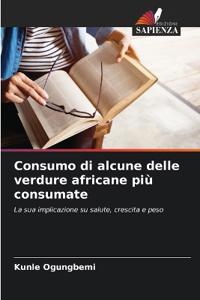 Consumo di alcune delle verdure africane più consumate