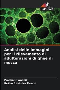 Analisi delle immagini per il rilevamento di adulterazioni di ghee di mucca