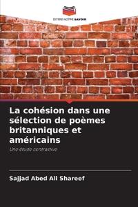 La cohésion dans une sélection de poèmes britanniques et américains