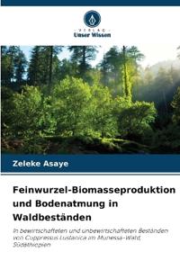 Feinwurzel-Biomasseproduktion und Bodenatmung in Waldbeständen