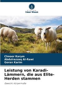 Leistung von Karadi-Lämmern, die aus Elite-Herden stammen