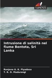 Intrusione di salinità nel fiume Bentota, Sri Lanka