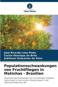 Populationsschwankungen von Fruchtfliegen in Matinhas - Brasilien